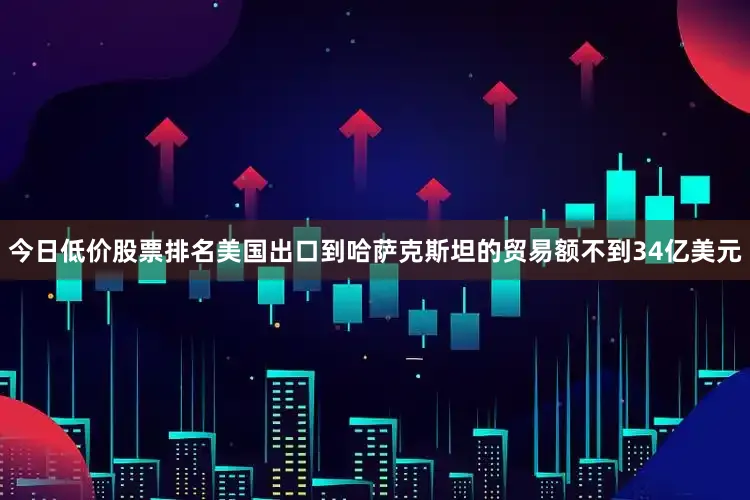 今日低价股票排名美国出口到哈萨克斯坦的贸易额不到34亿美元